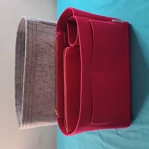 Hand Crafted Felt Purse Tote Bag Organizer Insert